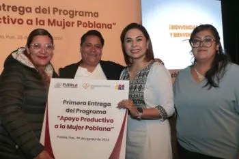 Realiza SEDIF primera entrega del Programa “Apoyo Productivo a la Mujer Poblana”
