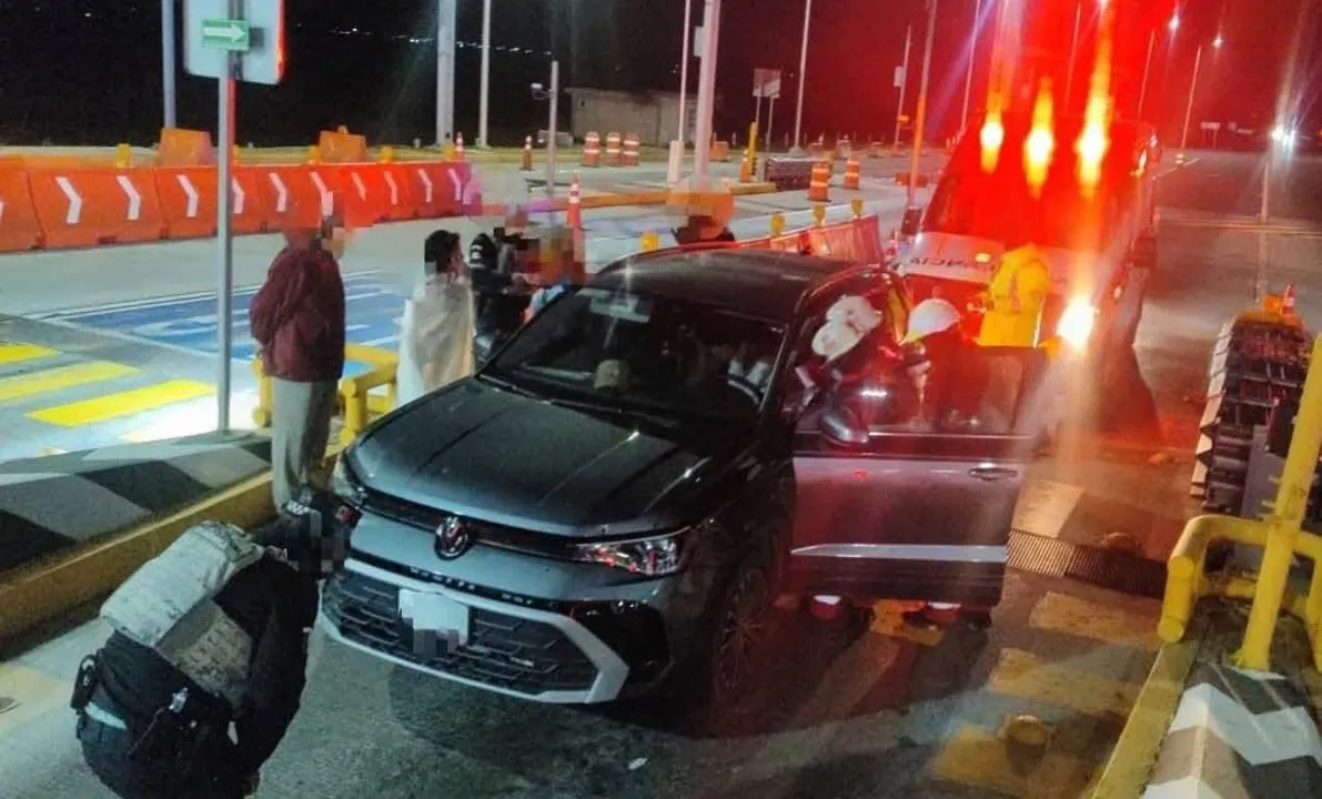 Ataque armado contra la presidenta municipal de Ayotoxco, Alicia Guerrero Hernández, ocurrido el 3 de febrero sobre la autopista Amozoc–Perote. Foto: Especial