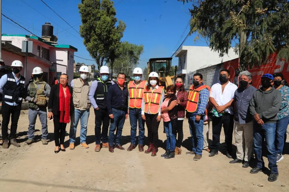 Supervisa Ayuntamiento de Puebla avance de obras en tres Juntas Auxiliares