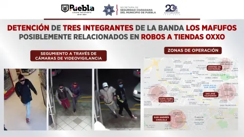 Detiene SSC de Puebla a tres integrantes de la banda “Los Mafufos”