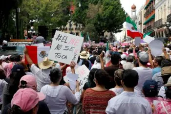 En tres ciudades de Puebla, habrá marcha en defensa del INE