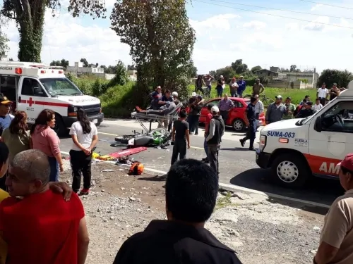 Muere padre e hijo en choque con patrulla de la SSP