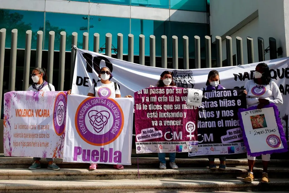 Frente Nacional Contra La Violencia Vicaria Manif Fge