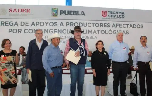 Gobierno entrega apoyos por 3.7 mdp. a productores afectados por contingencias climatológicas