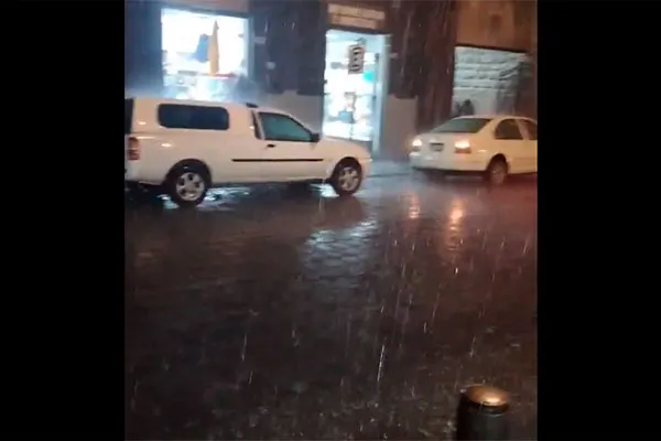 Lluvia Centro Historico Puebla