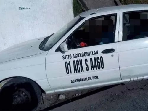 Ejecutan a tres personas dentro de taxi entre Puebla e Hidalgo