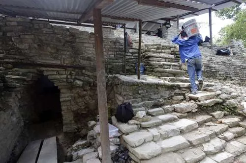 Encuentran en Palenque nueva cámara funeraria de los mayas