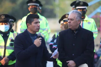 Eduardo Rivera pide a senadores y diputados cumplir con sus responsabilidades y otorgar más recursos a Puebla