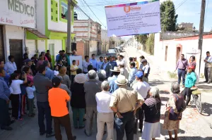 Inicia José Juan Espinosa obra en Barrio de Jesús por 2 mdp
