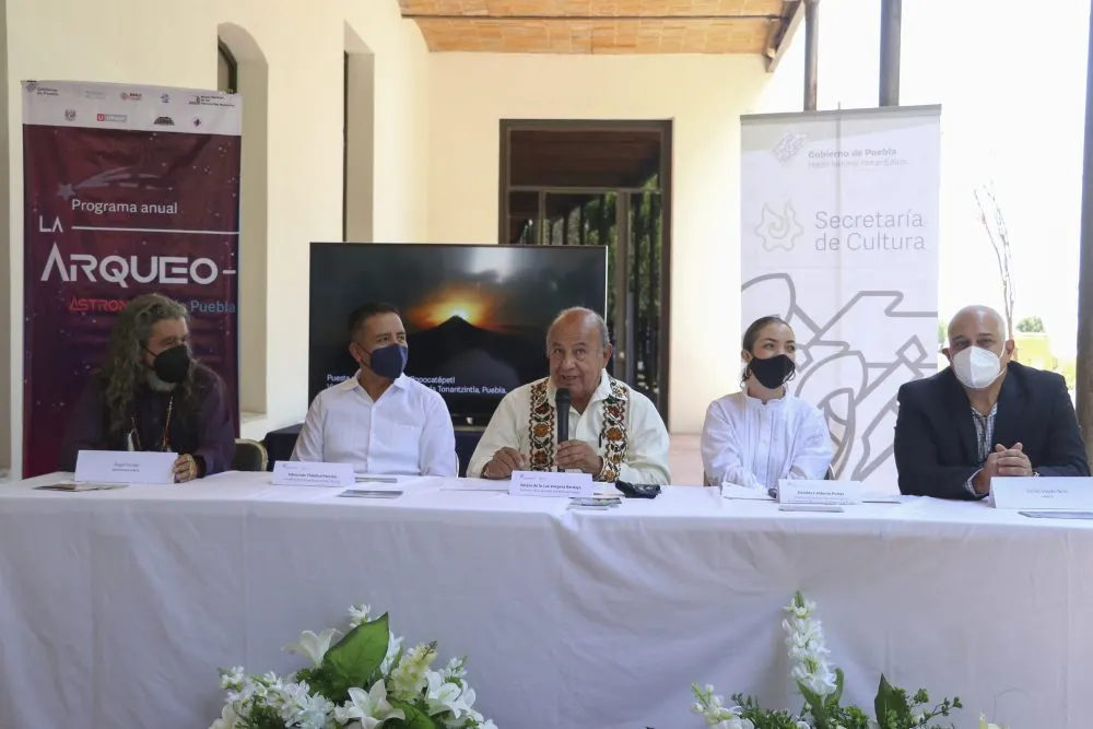 Presenta Cultura programa anual 2022 “La Arqueastronomía de Puebla”