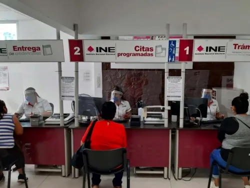 Reabren 377 módulos del INE guardando la sana distancia