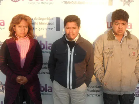 Detienen a tres por robo en San Jerónimo Caleras
