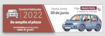 Amplía gobierno de Puebla plazo para pago de control vehicular