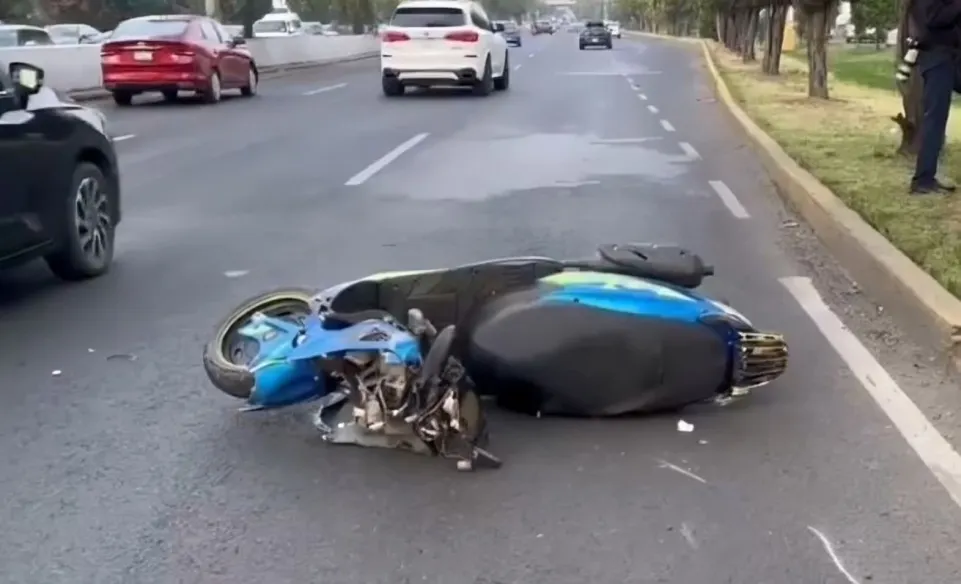 Motociclista Muerto Recta A Cholula