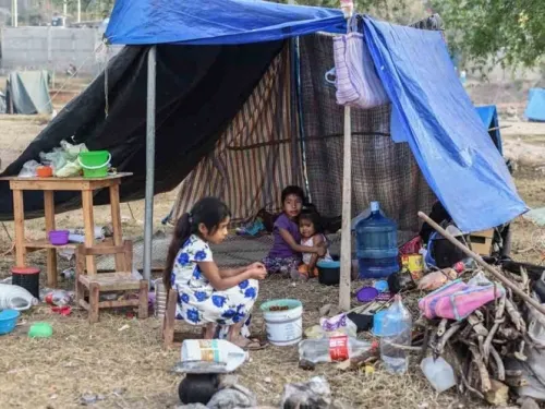 Desplazados de Guerrero piden apoyo federal