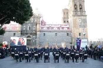 Se gradúan elementos de la Policía Municipal de Puebla
