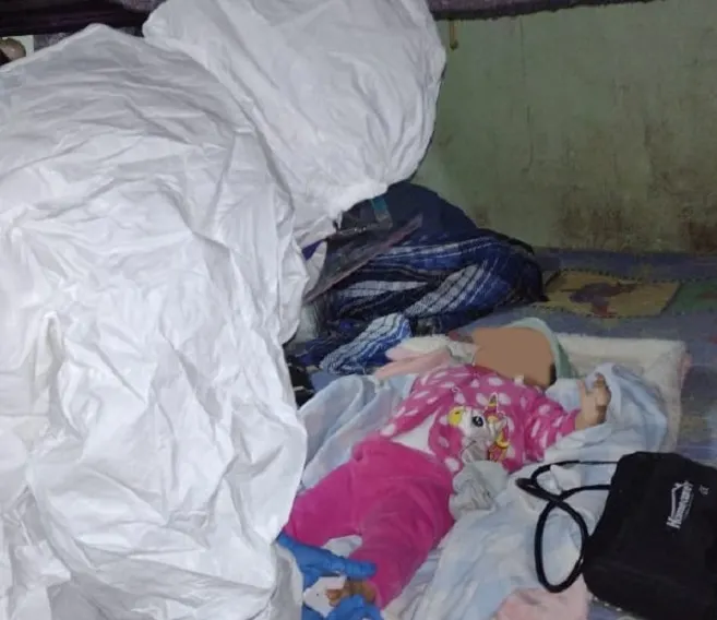 Reportan contagio de COVID en bebé de 4 meses en Xiutetelco