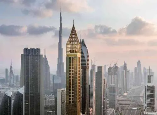 Este es el hotel más alto del mundo.