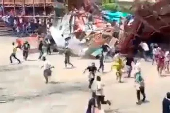 Desplome de graderío en plaza de toros de Colombia deja 4 muertos y más de 500 heridos