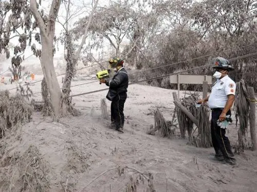 Cenizas del volcán de Fuego podrían llegar a frontera sur de México