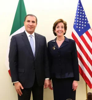 RMV se reunió con la embajadora de Estados Unidos