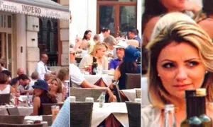 Turistas captan a Angélica Rivera en Italia