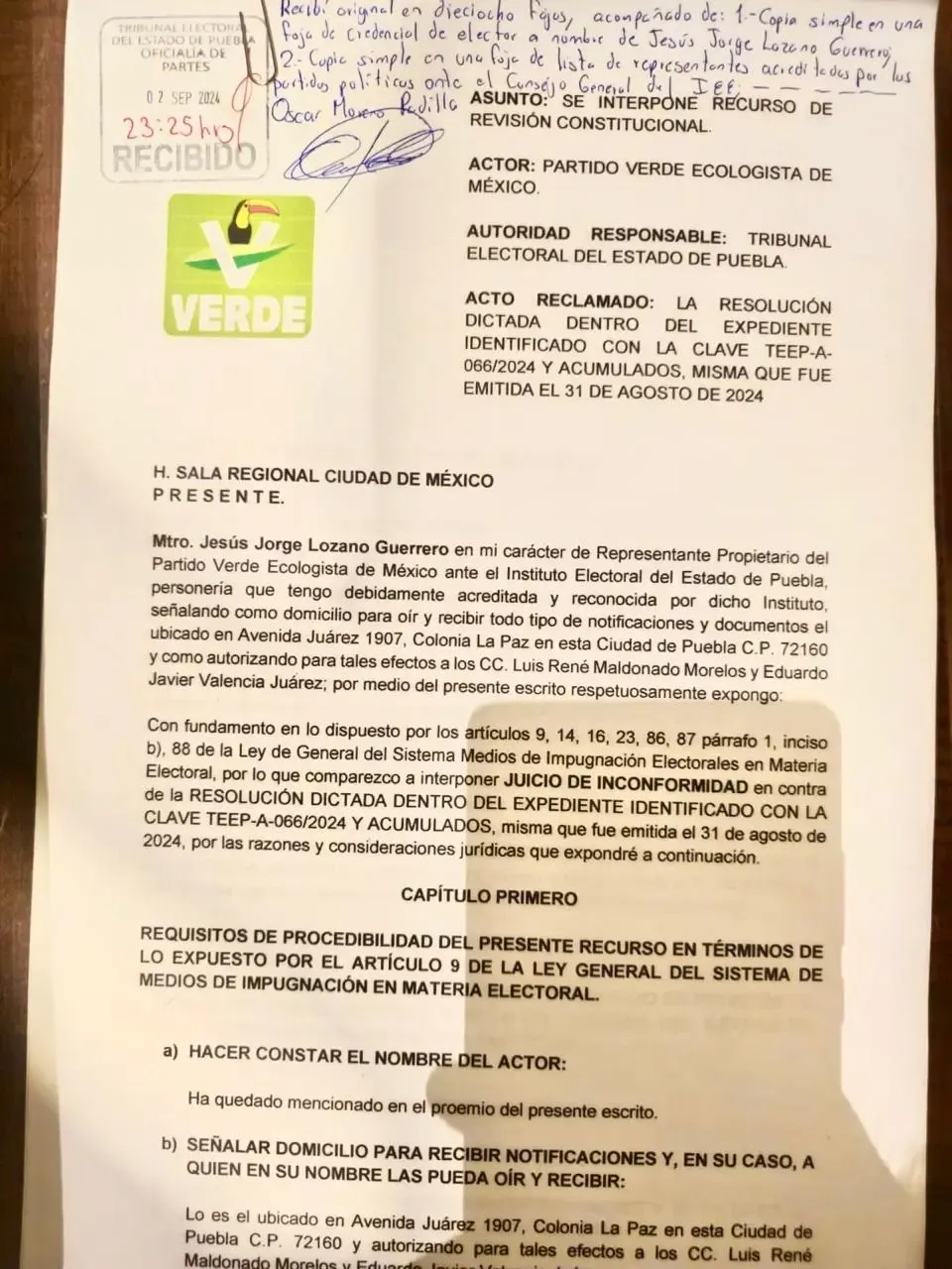 En abierta alusión al caso de su compañero de partido Saúl Huerta Corona, la alcaldesa con licencia  escribió su postura en su cuenta de Twitter
