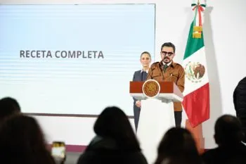 Zoé Robledo presenta la plataforma “Receta Completa”, para combatir el desabasto de medicamento
