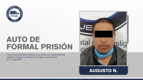 Auto de formal prisión contra presunto responsable de homicidio