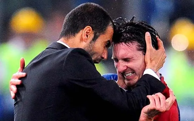 Messi se despide de Guardiola por Facebook