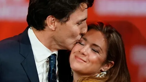 Esposa de Justin Trudeau da positivo a coronavirus