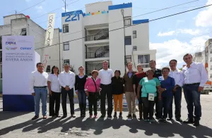 Gobiernos estatal y municipal dignifican unidades habitacionales