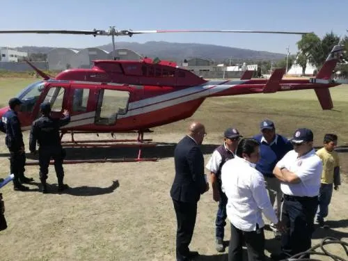 Con helicóptero bomba se combaten incendios forestales: SGG