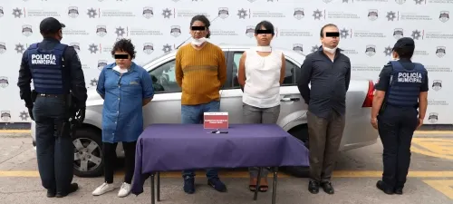 Detuvo policía municipal de Puebla a cuatro personas por tentativa de robo de vehículo