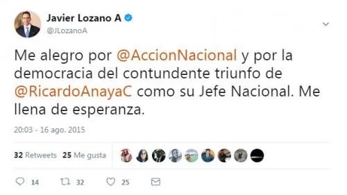 Lozano: de la esperanza en Anaya a la desilusión del “joven dictador”