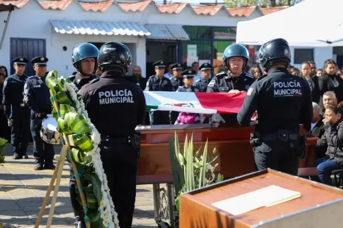 Rindió SSC de Puebla homenaje póstumo en memoria de Jesús Humberto Vázquez Ojeda