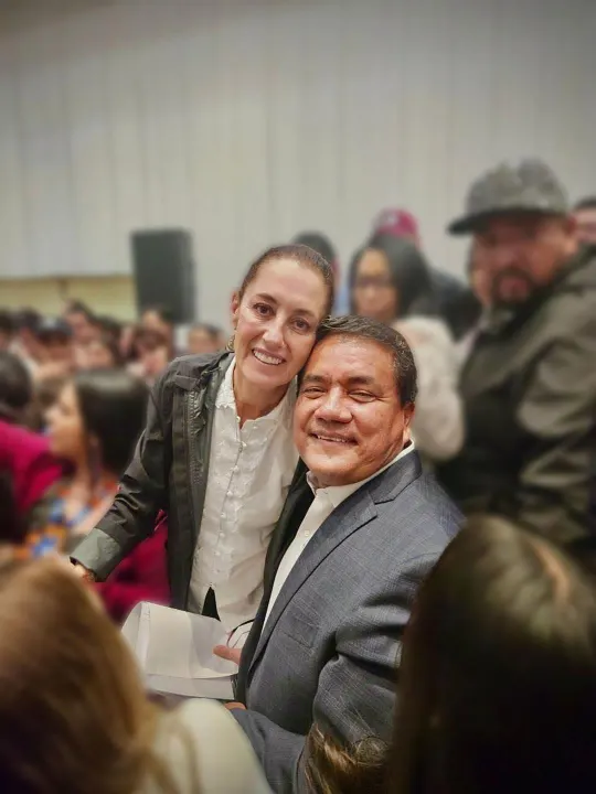 Julio Huerta inicia trabajo coordinando con Claudia Sheinbaum