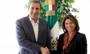 Moreno Valle se reúne con la ex presidenta de Costa Rica