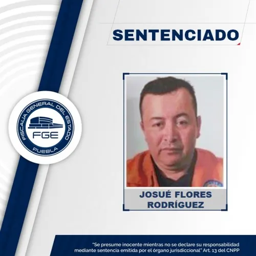 Sentencia contra elemento de Protección Civil de Amozoc