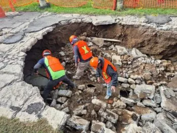 Intensifica Ayuntamiento de Puebla atención a afectaciones en la infraestructura vial