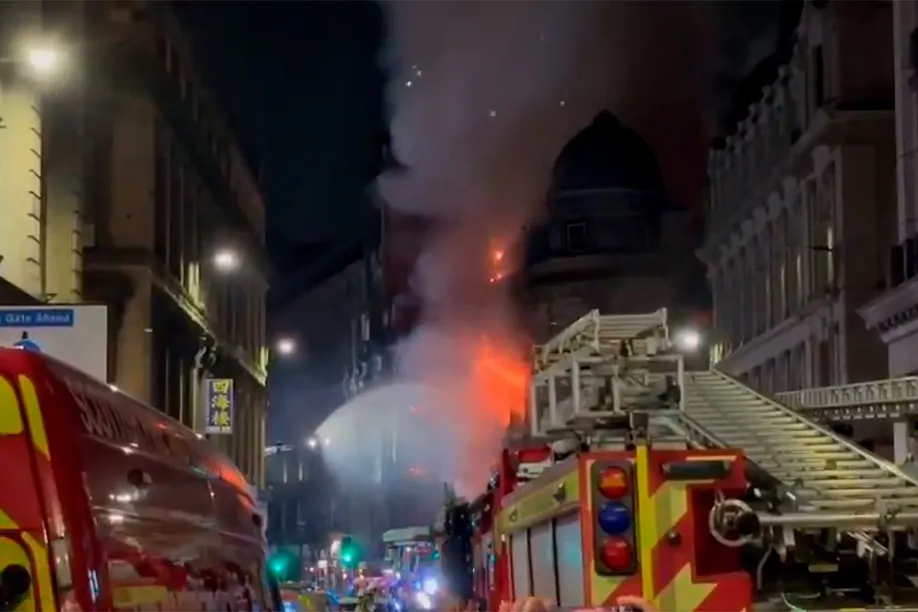 Incendio Estacion Central De Glasgow