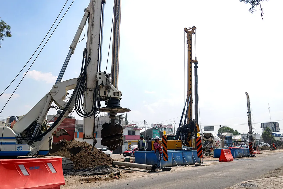 Construccion Distribuidor Vial Amalucan