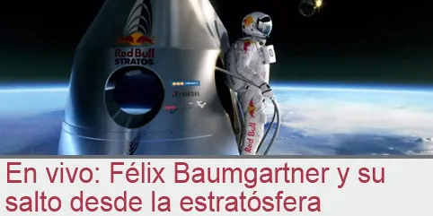 En vivo: Félix Baumgartner y su salto desde la estratósfera