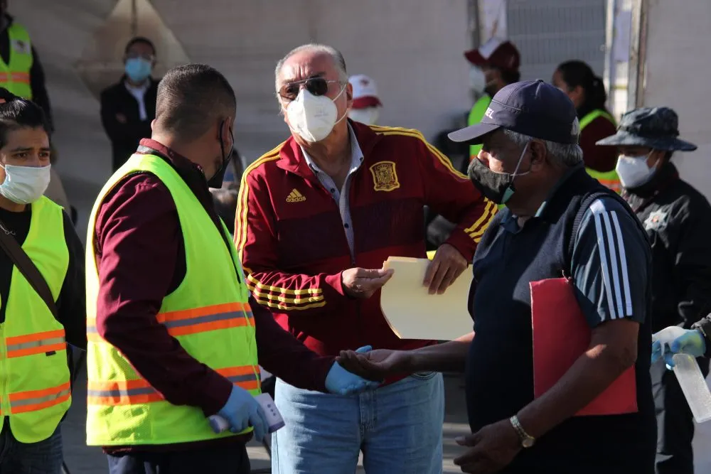 Se aplicaron más de 61 mil vacunas anti-Covid en 9 municipios de la zona conurbada de Puebla 