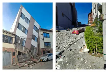 Terremoto de magnitud 7.4 sacude Colombia: hay heridos, edificios dañados y afectaciones en varias ciudades