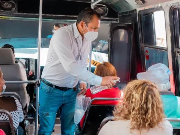Mantiene SMT protocolos sanitarios en transporte público