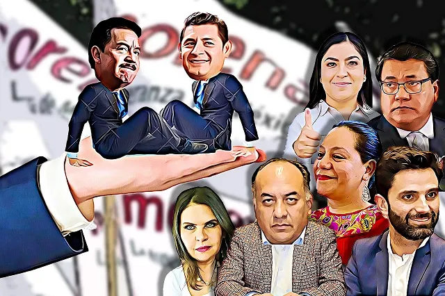 Cascada de candidatos a la gubernatura o la perredización de Morena