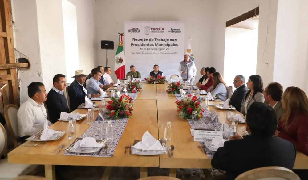 Reunión de trabajo con ediles municipales de microrregión 20