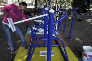 Cambio de color en gimnasios, parte de nueva imagen municipal: Tony Gali