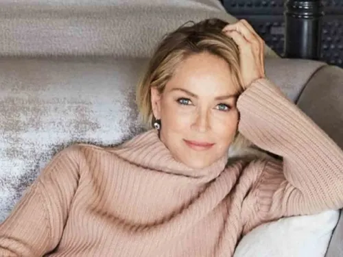App de citas reactiva perfil de Sharon Stone